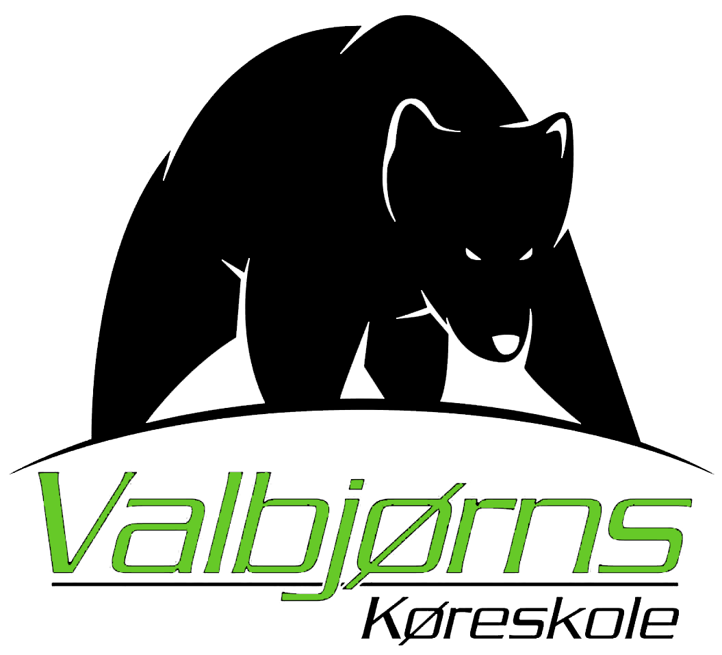 Valbjørns Køreskole - sort logo