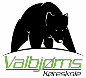 Valbjørns køreskole logo grøn